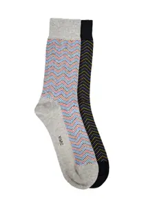 VINENZIA Pack of 2 Above Ankle Length Socks