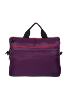 Wildcraft Men Purple Solid Laptop Bag