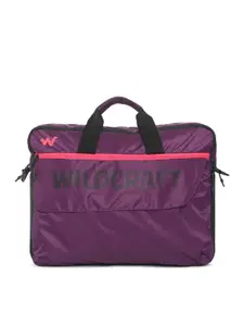 Wildcraft Unisex Purple Solid Apex Laptop Bag