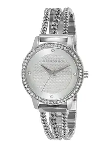 GIORDANO Women Silver-Toned Analogue Watch A2046