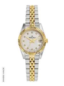 Mathey-Tissot Swiss Made Women Rolly II Crystal Watch D710BI
