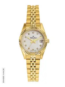 Mathey-Tissot Swiss Made Women Rolly II Crystal Watch D710PI