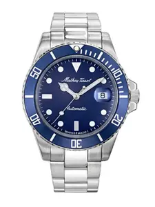 Mathey-Tissot Swiss Made Men Rolly Vintage Automatic Blue Dial Watch H901ATBU