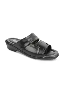 Coolers Men Black Comfort Sandals