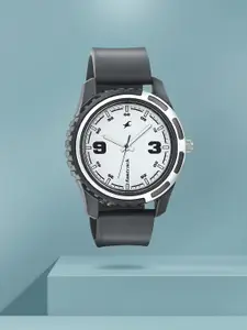 Fastrack Men White Dial Watch 3114PP01
