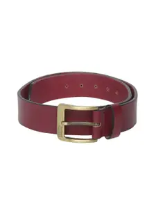 Levis Men Red Solid Leather Belt