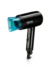 NOVA NOVA NHP 8105 Silky Shine Hot & Cold Foldable Hair Dryer - Black & Blue