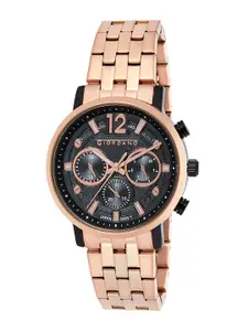 GIORDANO Men Black Analogue Watch 1933-33