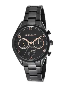 GIORDANO Men Black Analogue Watch 1944-33