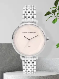 French Connection Women Peach-Coloured Analogue Watch FC1317SM