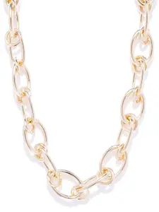 MANGO Gold-Toned Link Necklace