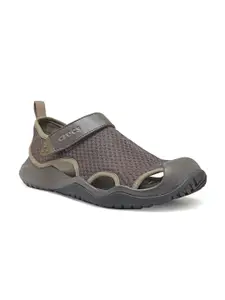 Crocs Swiftwater  Men Brown Comfort Sandals