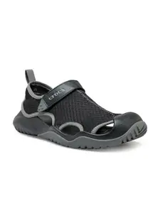 Crocs Swiftwater  Men Black Comfort Sandals
