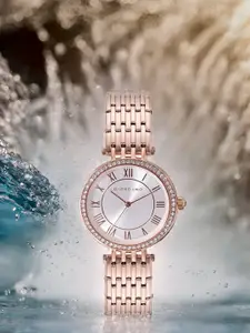 GIORDANO Women Silver-Toned Analogue Watch