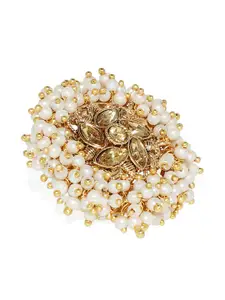 Zaveri Pearls Gold -Plated Finger Ring