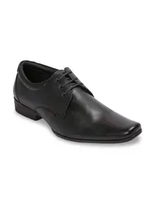 Red Chief Men Black Leather Formal Shoes