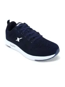 Sparx Men Navy Blue & White Running Shoes