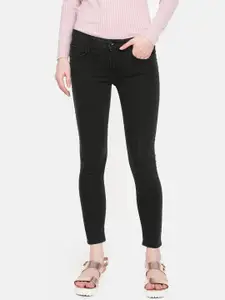 Jealous 21 Women Black Super Skinny Fit Mid-Rise Clean Look Stretchable Jeans