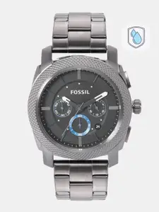 Fossil Men Charcoal Grey Factory Serviced Chronograph Watch FS4931