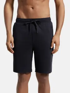 Jockey Combed Cotton Rich Straight Fit Shorts with Zipper Pockets-AM14
