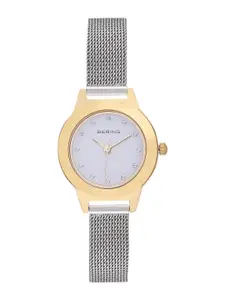 BERING Women Silver Toned Classic Sapphire Crystal Analogue Watch - 11125-010