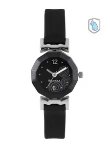 Sonata Women Black Dial Watch NF8943SL03J