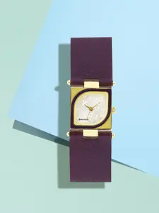 Sonata Women Silver-Toned Dial Watch ND8919YL03A