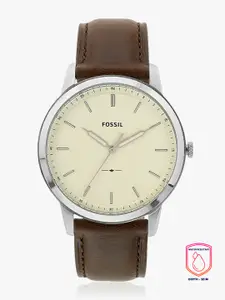 Fossil THE MINIMA Men Brown Analogue Watch FS5439