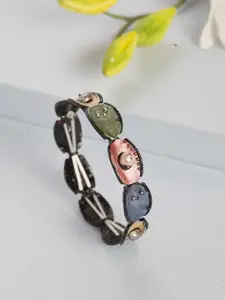 PRITA PRITA Multicoloured Enamelled Elasticated Bracelet