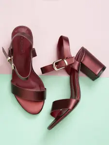 CORSICA Women Brown Solid Sandals