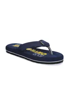 Liberty Men Blue Solid Room Slippers