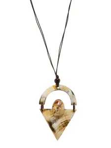 Bamboo Tree Jewels Multicoloured Brass Handcrafted Necklace