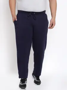 John Pride Plus Size Men Navy Blue Track Pants