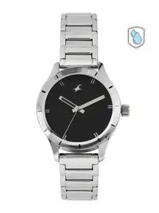 Fastrack Women Black Dial Watch 6078SM06