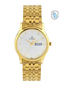 Titan Men Silver-Toned Dial Watch NF1636YM01