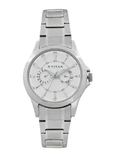 Titan Octane Men White Analogue watch NL9323SM01