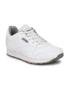 HIROLAS Men White Running Shoes
