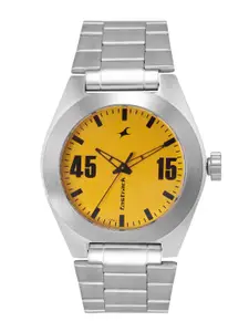 Fastrack Men Printed Dial Bracelet Style Straps Analogue Watch- NK3110SM04_OR_F
