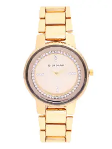 GIORDANO Women Gold-Toned Analogue Watch C2158-22