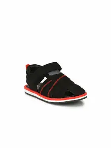 TUSKEY Boys Black Comfort Sandals
