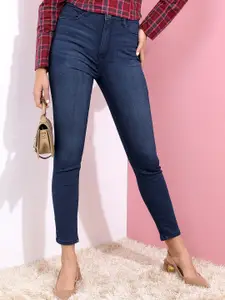 Tokyo Talkies Women Blue Super Skinny Fit High-Rise Clean Look Jeans