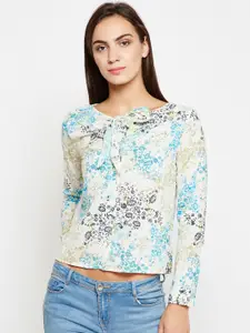 Oxolloxo Women Multicoloured Regular Fit Printed Casual Shirt