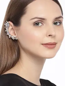 OOMPH Gold-Toned Leaf Shaped Ear Cuff