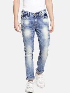 SPYKAR Men Blue Skinny Fit Low-Rise Clean Look Stretchable Jeans