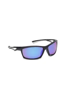Fastrack Men Shield Sunglasses NBP395BU3