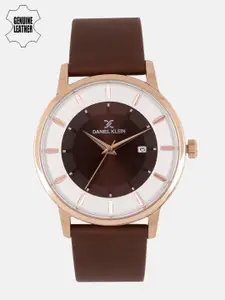 Daniel Klein Men Brown Analogue Watch DK11847-3