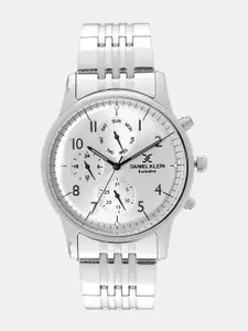 Daniel Klein Exclusive Men Silver-Toned Analogue Watch DK11894-1
