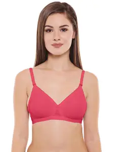 Bodycare Women Pack of 3 Coral-Coloured Solid T-shirt Bra 5551CO