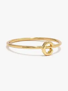 Accessorize Golden Metal Ring