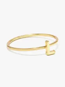 Accessorize Gold Brass Ring